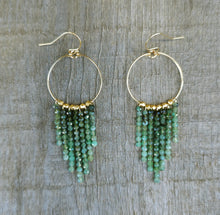 Load image into Gallery viewer, GF Vadoma Earrings &lt; Emerald &gt; S