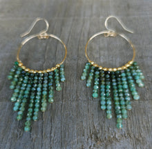 Load image into Gallery viewer, GF Vadoma Earrings &lt; Emerald &gt; M