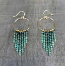Load image into Gallery viewer, GF Vadoma Earrings &lt; Emerald &gt; S