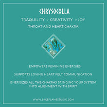 Load image into Gallery viewer, Chrysocolla Meaning