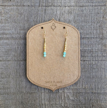 Load image into Gallery viewer, GF Amazonite Drop Earrings (S)
