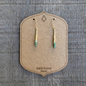 GF Emerald Drop Earrings (S)