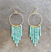 Load image into Gallery viewer, GF Vadoma Earrings &lt; Amazonite &gt; S