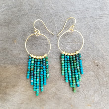Load image into Gallery viewer, GF Vadoma Earrings &lt; Chrysocolla &gt; S