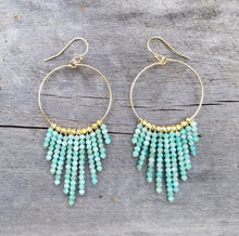 Load image into Gallery viewer, GF Vadoma Earrings &lt; Amazonite &gt; M