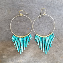 Load image into Gallery viewer, GF Vadoma Earrings &lt; Turquoise &gt; L