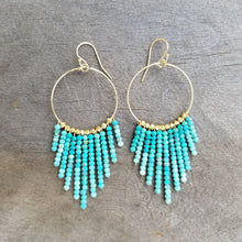 Load image into Gallery viewer, GF Vadoma Earrings &lt; Turquoise &gt; M