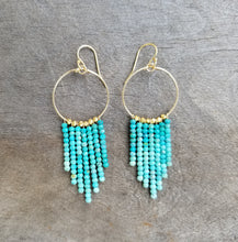 Load image into Gallery viewer, GF Vadoma Earrings &lt; Turquoise &gt; S