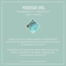 Load image into Gallery viewer, Peruvian Opal Round Ring SS