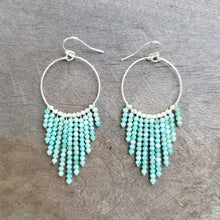 Load image into Gallery viewer, SS Vadoma Earrings &lt; Amazonite &gt; M