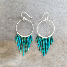 Load image into Gallery viewer, SS Vadoma Earrings &lt; Chrysocolla &gt; M