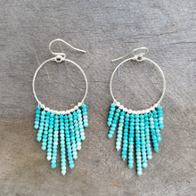 Load image into Gallery viewer, SS Vadoma Earrings &lt; Turquoise  &gt; M