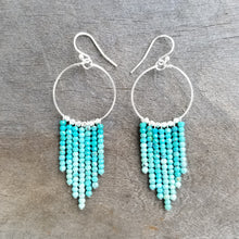Load image into Gallery viewer, SS Vadoma Earrings &lt; Turquoise &gt; S