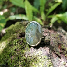 Load image into Gallery viewer, Peruvian Opal Oval Ring SS
