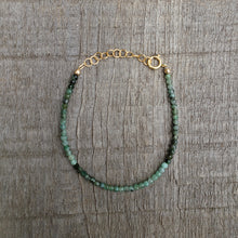 Load image into Gallery viewer, GF Emerald Bracelet